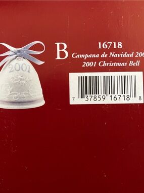 LLADRO 2001 Christmas Bell